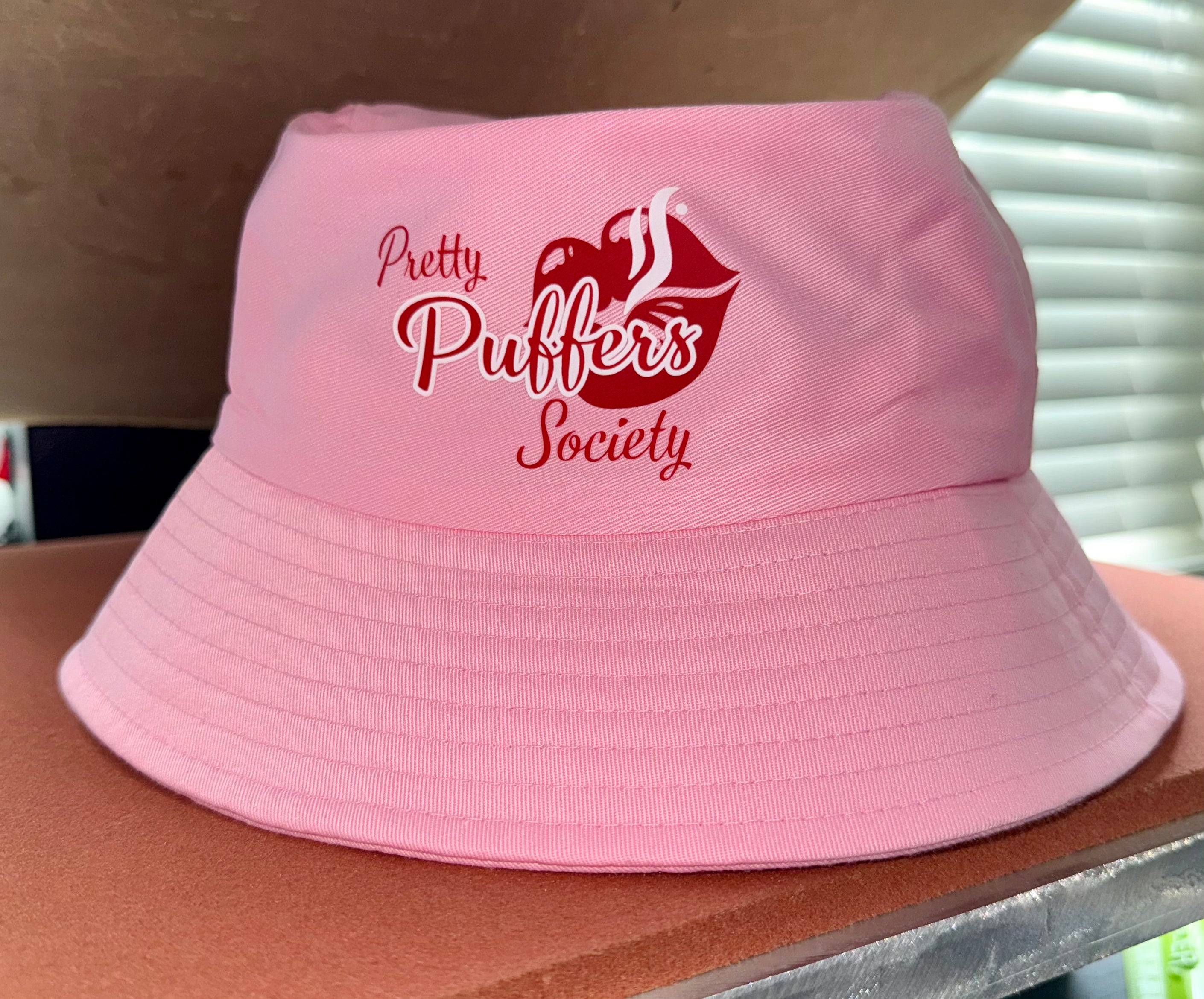 Pretty Puffers Society bucket hat