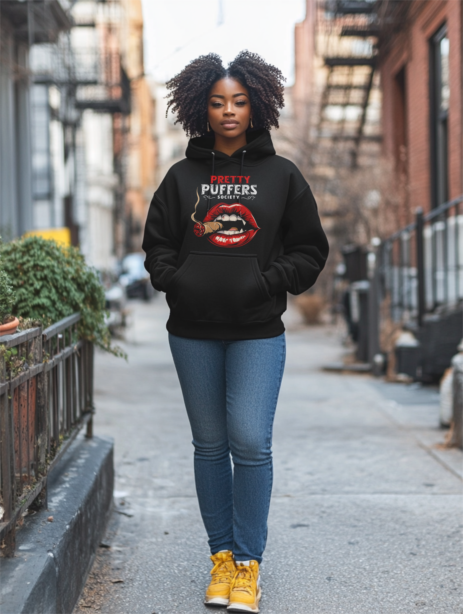 Pretty Puffers Society Fangs Hoodie
