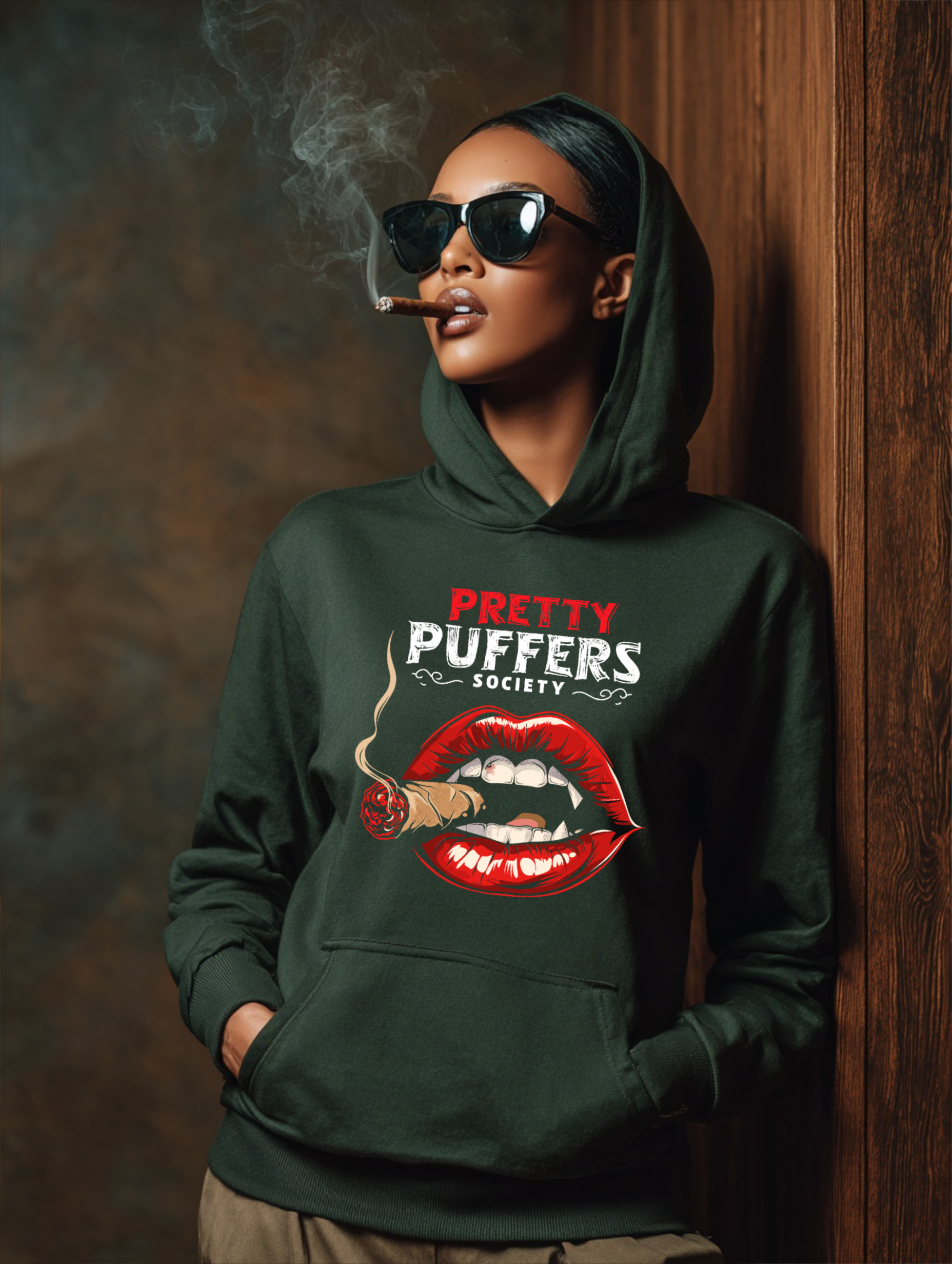 Pretty Puffers Society Fangs Hoodie