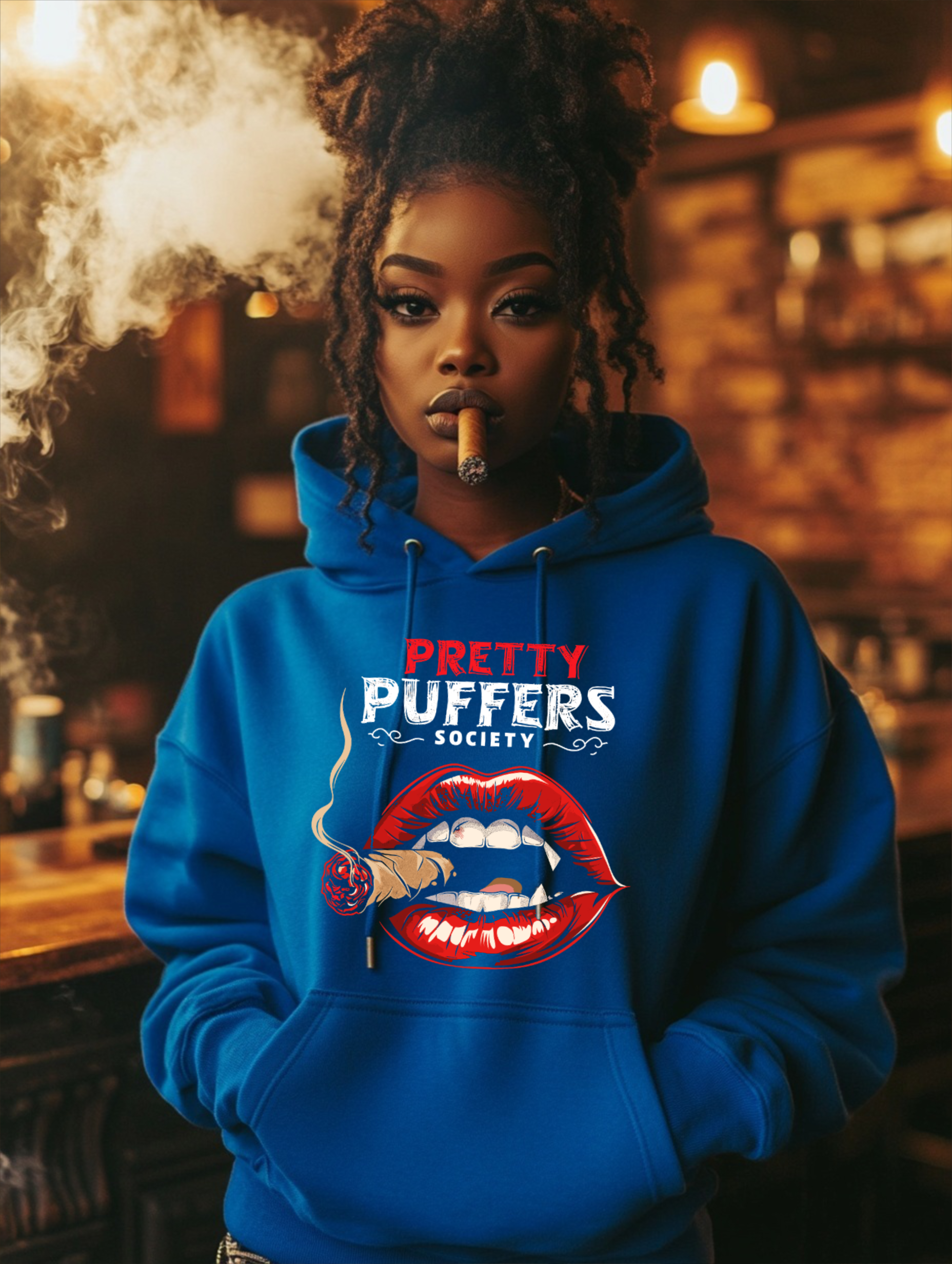 Pretty Puffers Society Fangs Hoodie