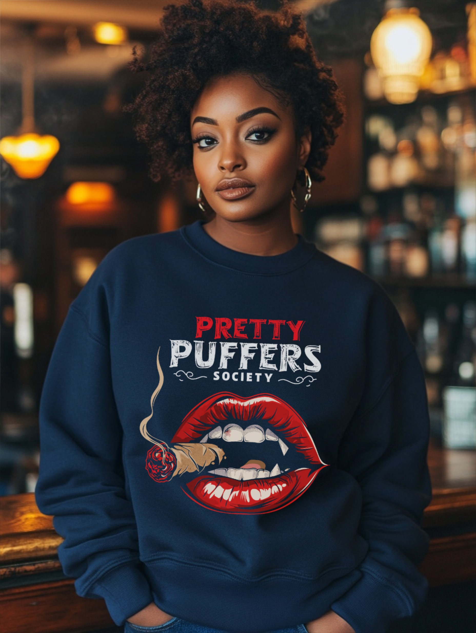 Pretty Puffers Society Fangs Sweatshirt