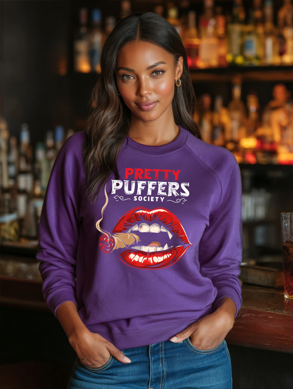 Pretty Puffers Society Fangs Sweatshirt