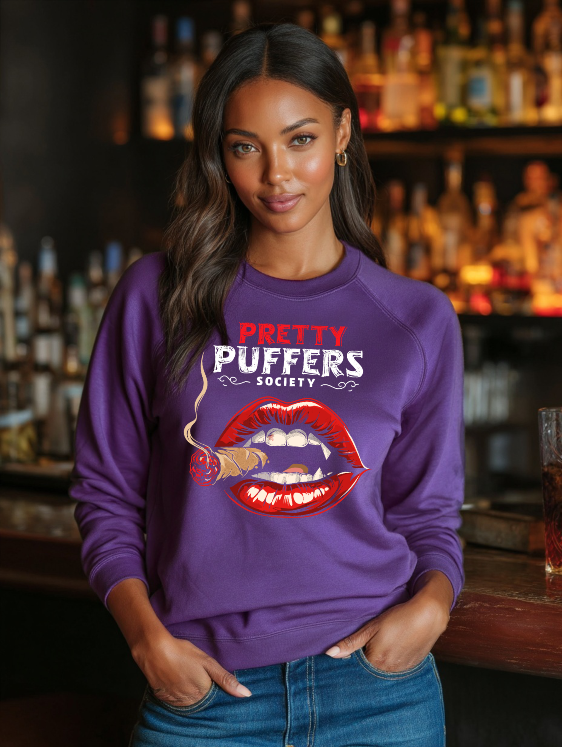 Pretty Puffers Society Fangs Sweatshirt