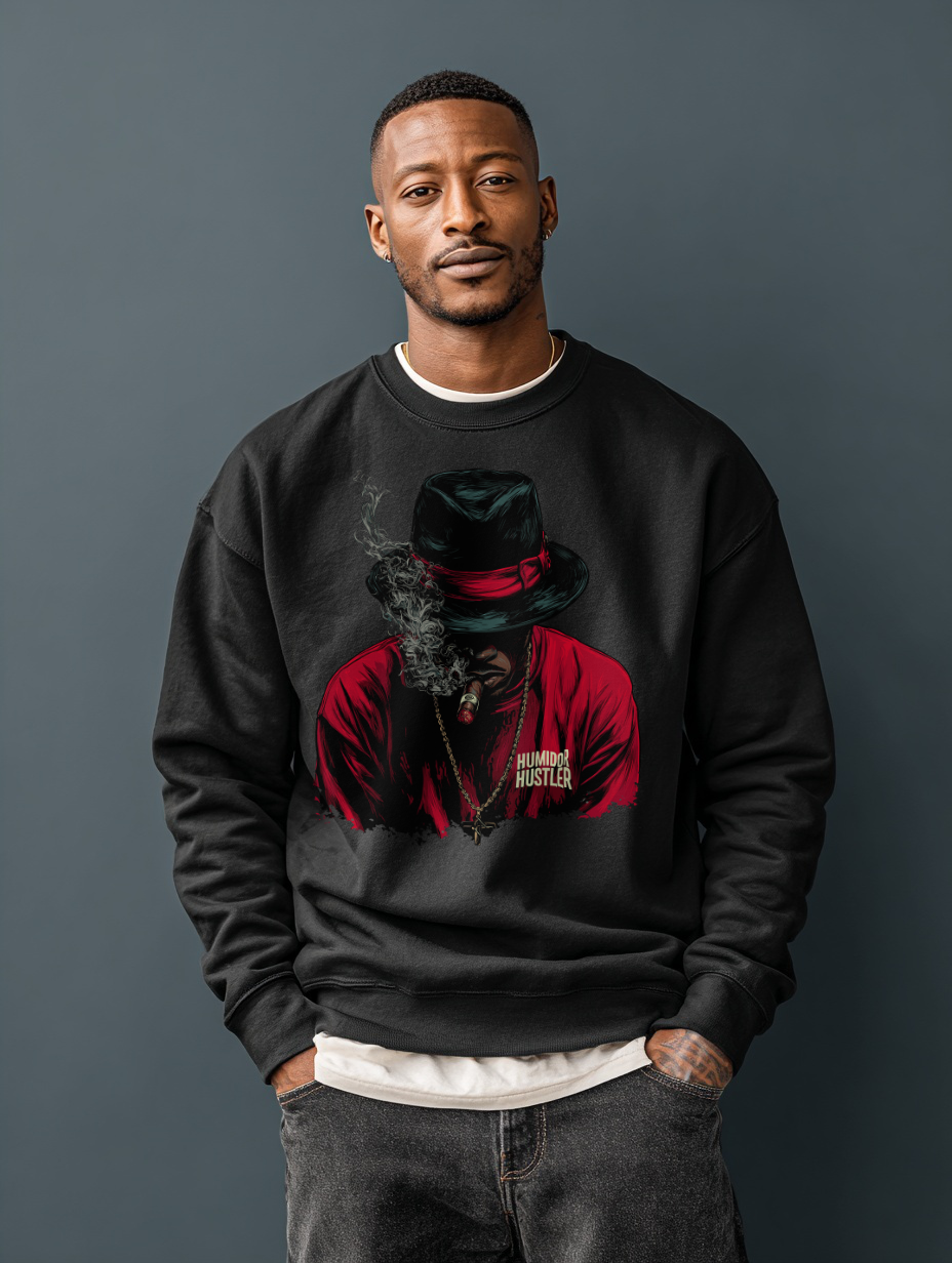 Humidor Hustler Fedora sweatshirt