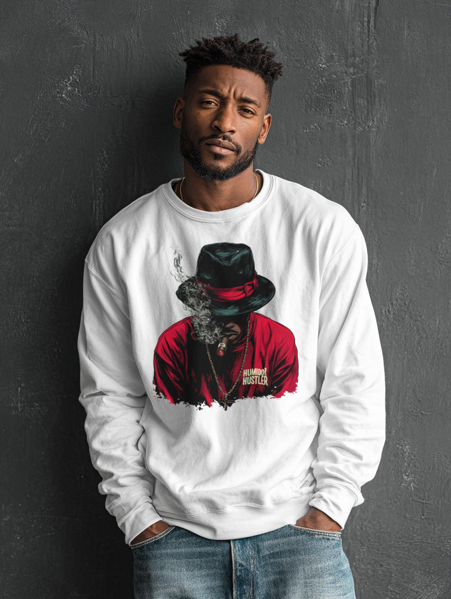 Humidor Hustler Fedora sweatshirt