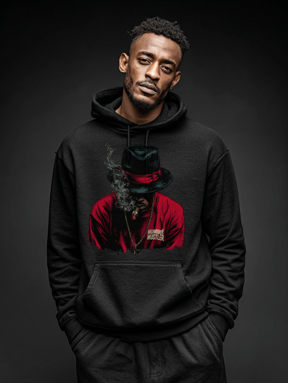 Humidor Hustler Fedora hoodie