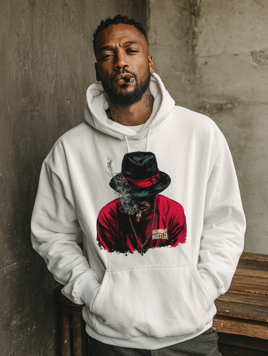 Humidor Hustler Fedora hoodie