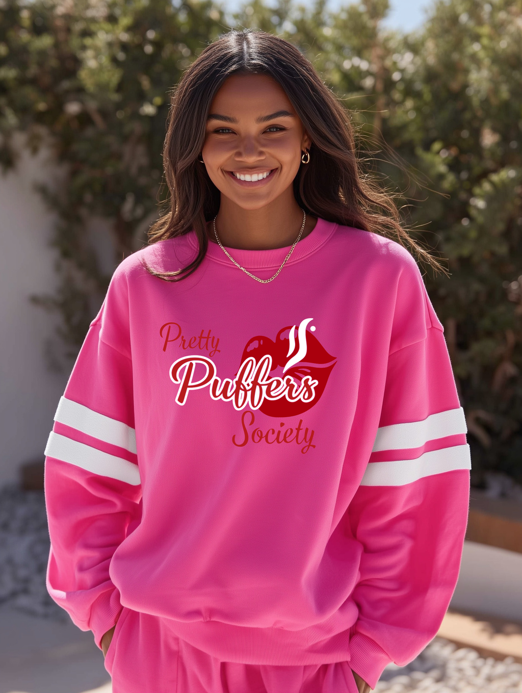 Pretty Puffers Society Classic Boyfriend Sweatshirt