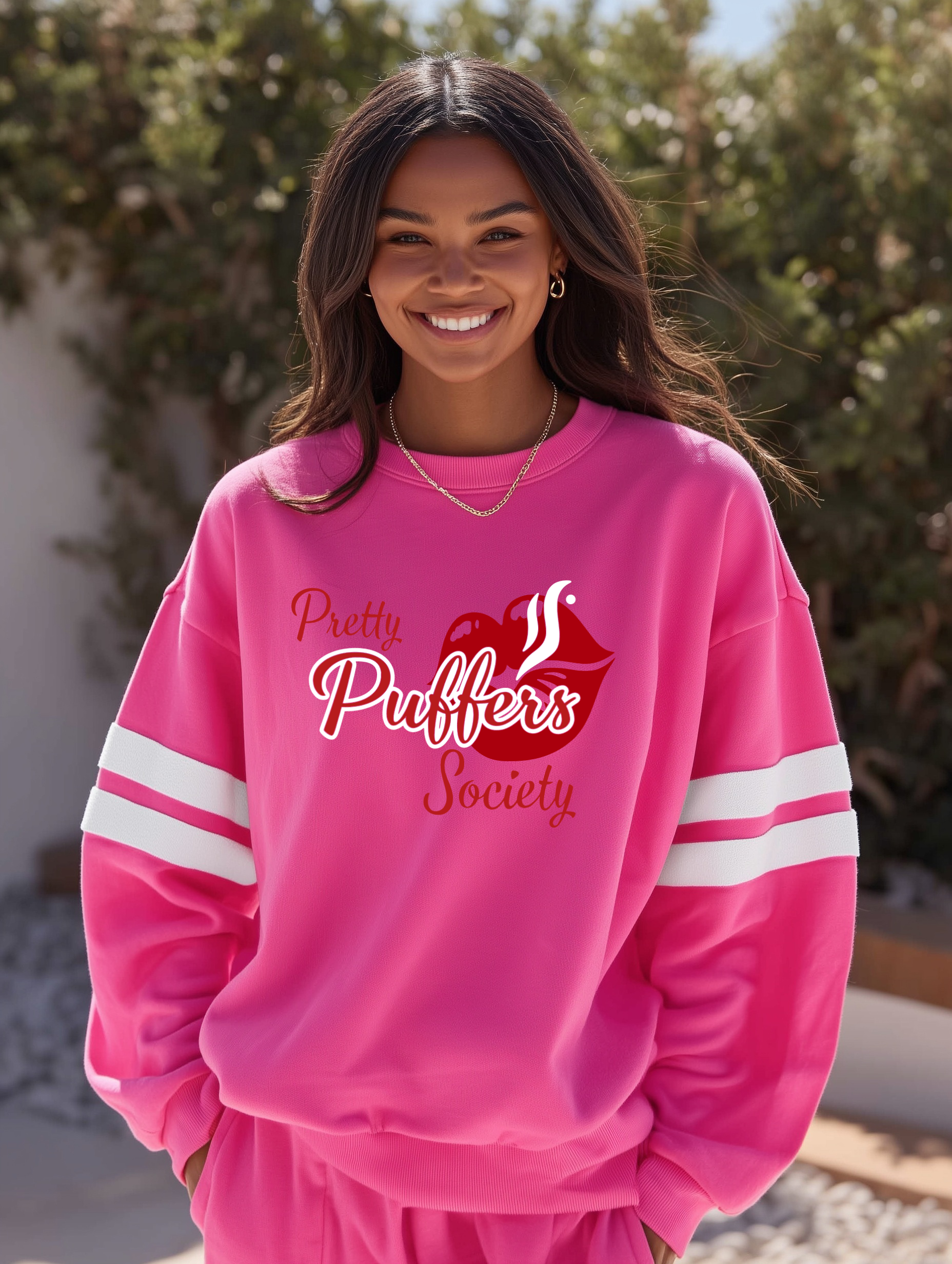 Pretty Puffers Society Classic Boyfriend Sweatshirt