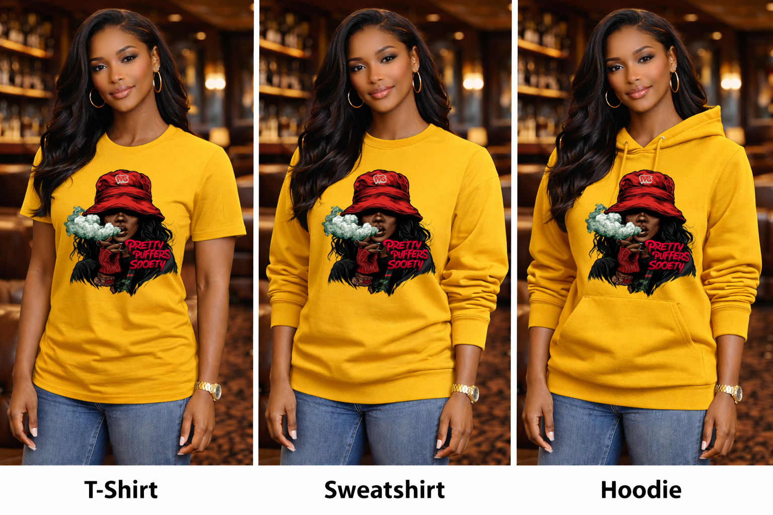 Pretty Puffers Society™ – Red Bucket Crown